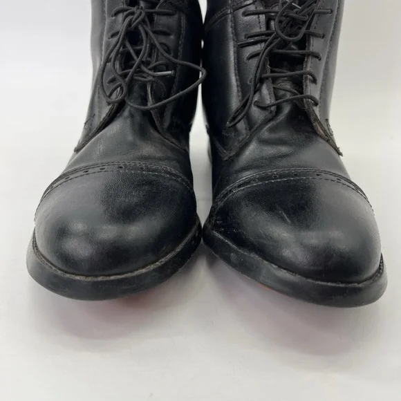 Equistar Riding Boots Womens Black Size 10 Back Zip Knee High Equestrian - Picture 5 of 13
